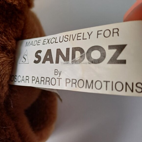 Vintage Collectible Triaminic Parkdale Novelty Plush Teddy Bear Mascot Toy 14'' - Picture 4 of 11